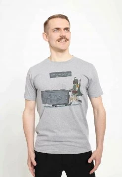 Henry Tiger STAR WARS UNISEX UGGAGE - T-Shirt Print - Melange Grey