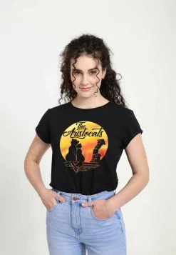 Henry Tiger DISNEY CLASSICS THE ARISTOCATS - MOON SILHOUETTE - T-Shirt Print - Black | Damen -Günstiges Henry Tiger Geschäft 101fb07337404c258d13492fe3264a1b