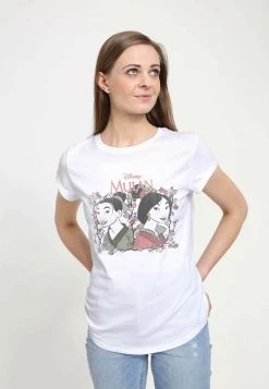 Henry Tiger Damen DISNEY MULAN REFLECTION - T-Shirt Print - White -Günstiges Henry Tiger Geschäft 1041b61527fb4c52988006c9dd2d0f96