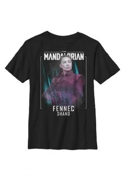 Henry Tiger Unisex STAR WARS KIDS MANDOMON EPI7 TOGETHER IS BETTER - T-Shirt Print - Black