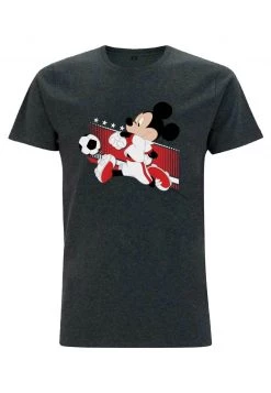 Henry Tiger Unisex DISNEY CLASSICS MICKEY CLASSIC - ENGLAND KICK - T-Shirt Print - Melange Black -Günstiges Henry Tiger Geschäft 11241a29cbf448f3afb75f3d408daba8