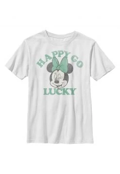 Henry Tiger Unisex DISNEY CLASSICS LUCKY MINNIE - T-Shirt Print - White