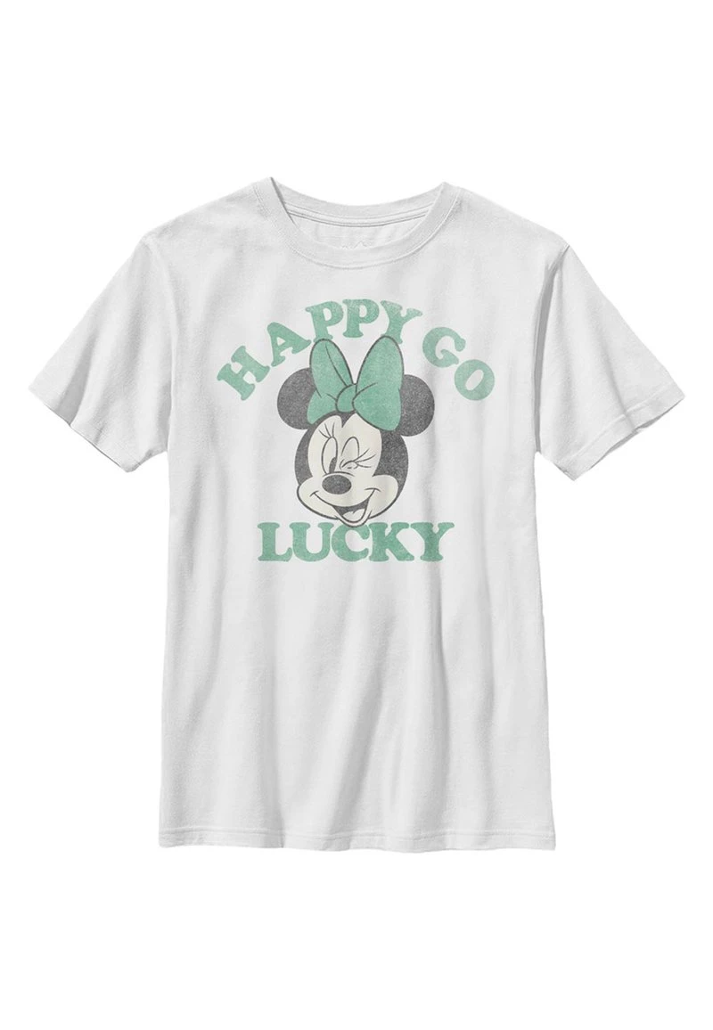 Henry Tiger Unisex DISNEY CLASSICS LUCKY MINNIE - T-Shirt Print - White 1 Henry Tiger Unisex DISNEY CLASSICS LUCKY MINNIE - T-Shirt Print - White