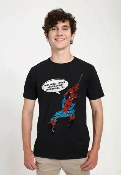 Henry Tiger Unisex MARVEL SPIDER-MAN CLASSIC - VINTAGE SPIDER - T-Shirt Print - Black