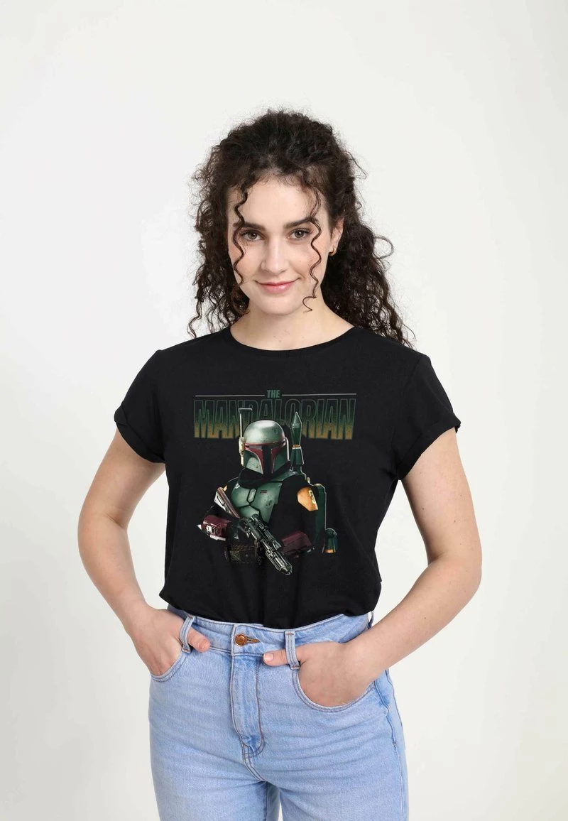 Henry Tiger Damen STAR WARS MANDOMON EPI6 SHOOT OUT - T-Shirt Print - Black 3 Henry Tiger Damen STAR WARS MANDOMON EPI6 SHOOT OUT - T-Shirt Print - Black – Bild 3