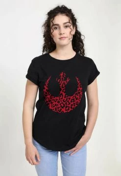 Henry Tiger STAR WARS: CLASSIC - REBEL CHEETAH - T-Shirt Print - Black | Damen