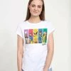 Henry Tiger Damen MARVEL MARVEL RAINBOW - T-Shirt Print - White