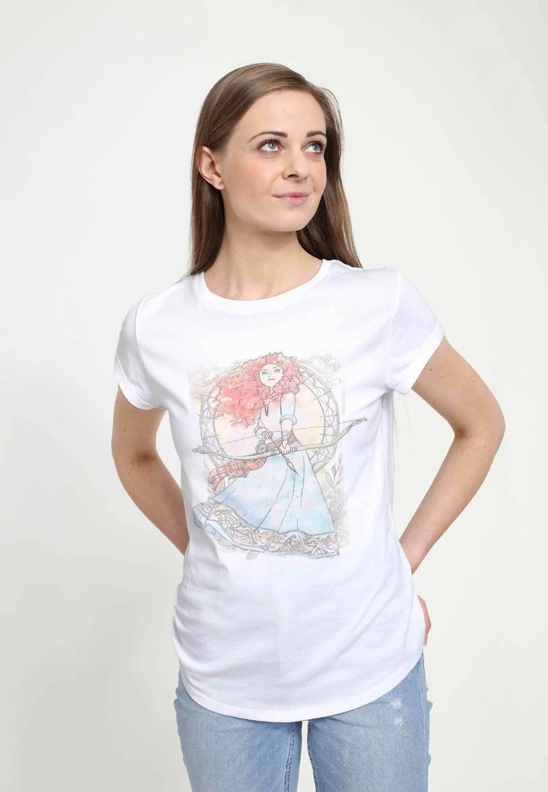 Henry Tiger Damen DISNEY BRAVE - WATERCOLOR BRAVE - T-Shirt Print - White 4 Henry Tiger Damen DISNEY BRAVE - WATERCOLOR BRAVE - T-Shirt Print - White – Bild 4