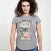 Henry Tiger Damen DISNEY PRINCESSES - VINTAGE PRINCESS GROUP - T-Shirt Print - Melange Grey