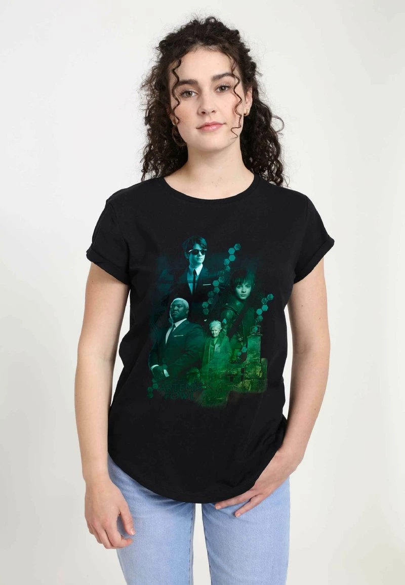 Henry Tiger Damen DISNEY CLASSICS ARTEMIS FOWL - GROUP GRADIENT - T-Shirt Print - Black 1 Henry Tiger Damen DISNEY CLASSICS ARTEMIS FOWL - GROUP GRADIENT - T-Shirt Print - Black