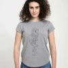 Henry Tiger Damen DISNEY HAIR FOR DAYS - T-Shirt Print - Melange Grey