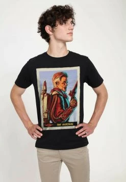 Henry Tiger STAR WARS UNISEX MARSHAL CARD - T-Shirt Print - Black