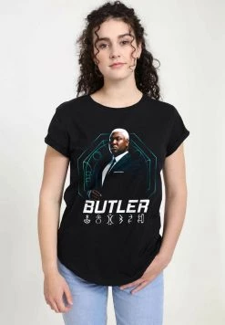 Henry Tiger Damen DISNEY CLASSICS ARTEMIS FOWL - BUTLER HERO SHOT - T-Shirt Print - Black