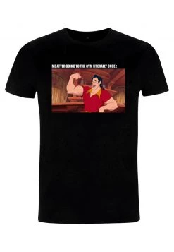 Henry Tiger Unisex DISNEY BEAUTY & THE BEAST - GASTON GYM MEME - T-Shirt Print - Black -Günstiges Henry Tiger Geschäft 1440724577704b4f8ecdc0ceed5038ca