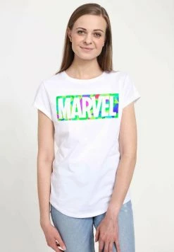 Henry Tiger Damen MARVEL MARVEL OTHER - COLORFUL MARVEL - T-Shirt Print - White -Günstiges Henry Tiger Geschäft 1473735054744adf972d1dbc39b14dfb