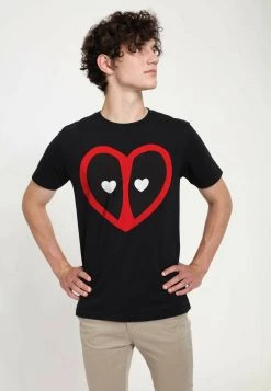 Henry Tiger MARVEL UNISEX DEADPOOL HEART LOGO - T-Shirt Print - Black -Günstiges Henry Tiger Geschäft 150d68beb5004d3ba1c016da5ba8ecf4
