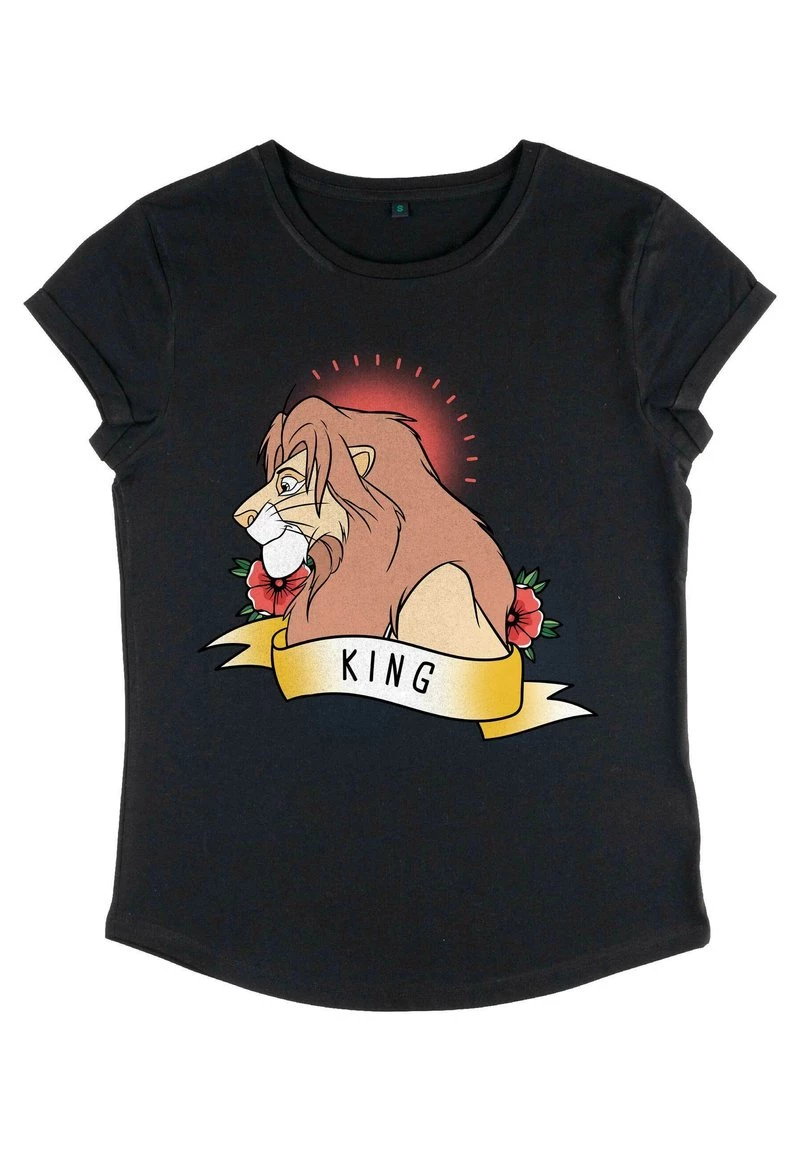 Henry Tiger Damen DISNEY KING - T-Shirt Print - Black 5 Henry Tiger Damen DISNEY KING - T-Shirt Print - Black – Bild 5