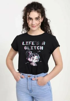 Henry Tiger Damen DISNEY WRECK-IT RALPH 2 - GLITCH LIFE - T-Shirt Print - Black -Günstiges Henry Tiger Geschäft 15671f49e92e4e0aa3f032b45b6bcb86