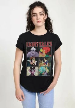 Henry Tiger Damen DISNEY VILLAINS - FAIRYTALES - T-Shirt Print - Black