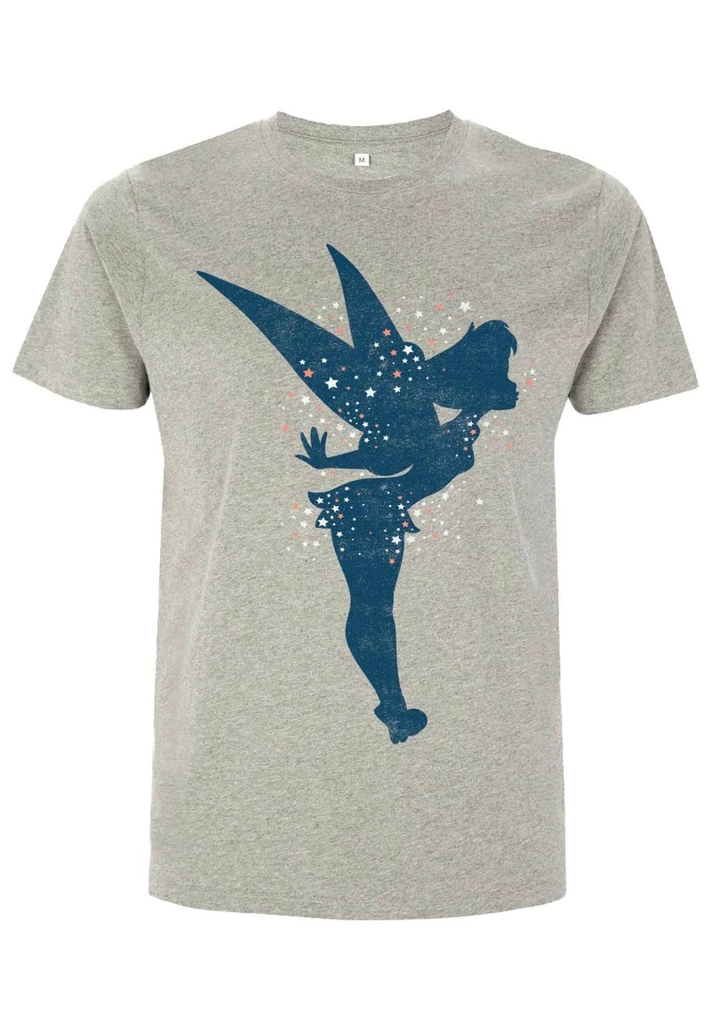 Henry Tiger Unisex DISNEY PETER PAN - TINK AMERICANA - T-Shirt Print - Melange Grey 4 Henry Tiger Unisex DISNEY PETER PAN - TINK AMERICANA - T-Shirt Print - Melange Grey – Bild 4