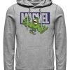 Henry Tiger Unisex MARVEL BRICK HULK - Kapuzenpullover - Melange Grey