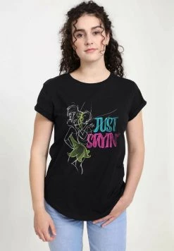 Henry Tiger DISNEY PETER PAN - JUST SAYIN TINK - T-Shirt Print - Black | Damen