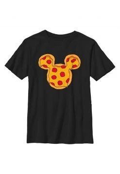 Henry Tiger DISNEY CLASSICS MICKEY PIZZA EARS - T-Shirt Print - Black | Unisex