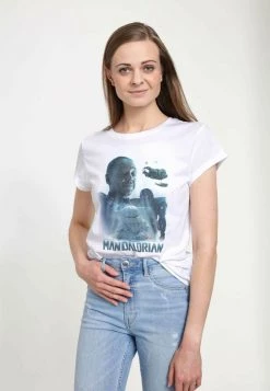 Henry Tiger Damen STAR WARS MANDOMON THIS WONT HURT - T-Shirt Print - White -Günstiges Henry Tiger Geschäft 16dcea5bac9c421680b628f166c81bca