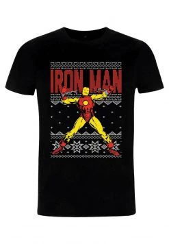 Henry Tiger MARVEL UNISEX IRONMAN - T-Shirt Print - Black -Günstiges Henry Tiger Geschäft 16ff5d109a3e455b8a2cbb7bdd667a59