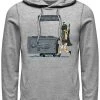 Henry Tiger Unisex Kapuzenpullover - Melange Grey
