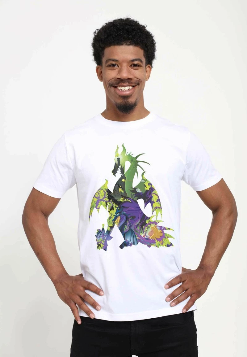 Henry Tiger Unisex DISNEY DRAGON FORM - T-Shirt Print - White 1 Henry Tiger Unisex DISNEY DRAGON FORM - T-Shirt Print - White