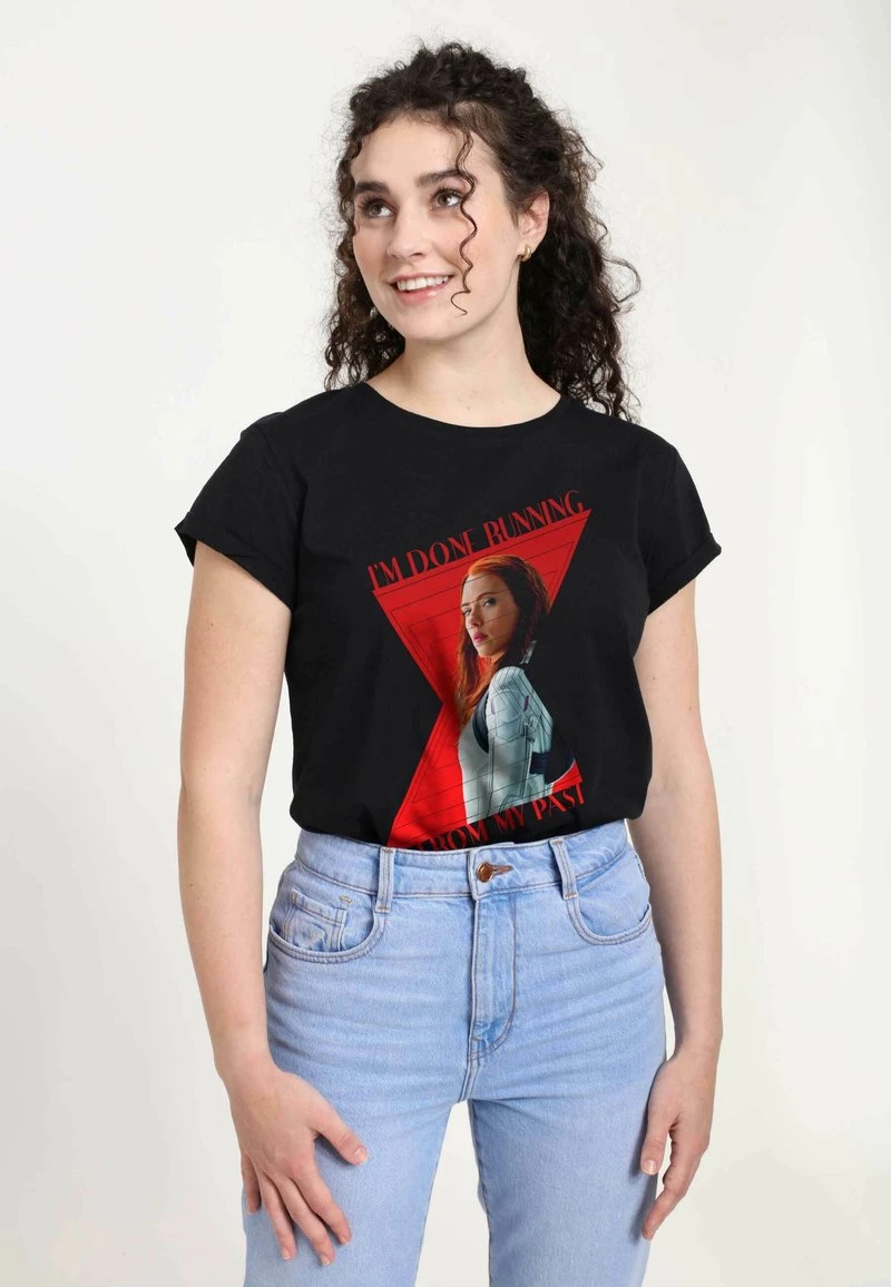 Henry Tiger Damen MARVEL BLACK WIDOW - STOP RUNNING - T-Shirt Print - Black 4 Henry Tiger Damen MARVEL BLACK WIDOW - STOP RUNNING - T-Shirt Print - Black – Bild 4