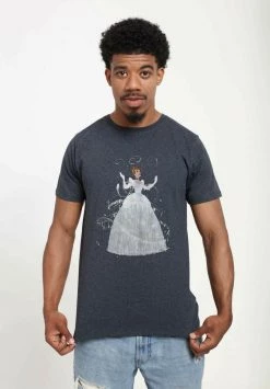 Henry Tiger Unisex DISNEY TRANSFORMATION - T-Shirt Print - Melange Black -Günstiges Henry Tiger Geschäft 1806895a3c82457886097b0f9bb34a02