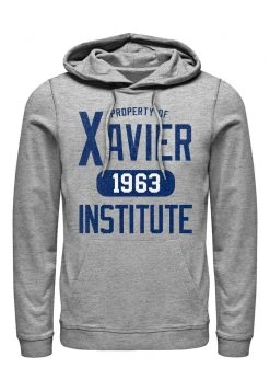 Henry Tiger Unisex MARVEL VARSITY SHIRT - Kapuzenpullover - Melange Grey