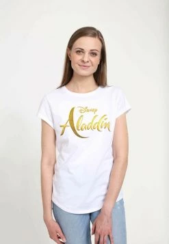 Henry Tiger DISNEY ALADDIN: LIVE ACTION - ALADDIN LIVE ACTION LOGO - T-Shirt Print - White | Damen -Günstiges Henry Tiger Geschäft 18ca20838f23448f8b8e518eac7d430a