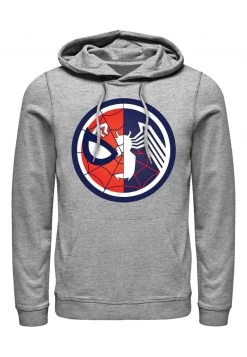 Henry Tiger Unisex MARVEL SPIDER - Kapuzenpullover - Melange Grey