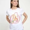 Henry Tiger Damen MARVEL AVENGERS CLASSIC - IRONMAN AVENGERS - T-Shirt Print - White