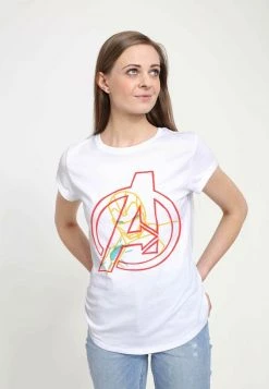 Henry Tiger Damen MARVEL AVENGERS CLASSIC - IRONMAN AVENGERS - T-Shirt Print - White