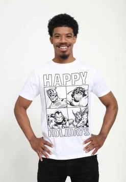 Henry Tiger Herren SUPER HOLIDAY - T-Shirt Print - White