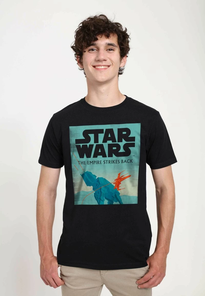 Henry Tiger Unisex STAR WARS: CLASSIC - EMPIRE MINIMALIST - T-Shirt Print - Black 1 Henry Tiger Unisex STAR WARS: CLASSIC - EMPIRE MINIMALIST - T-Shirt Print - Black