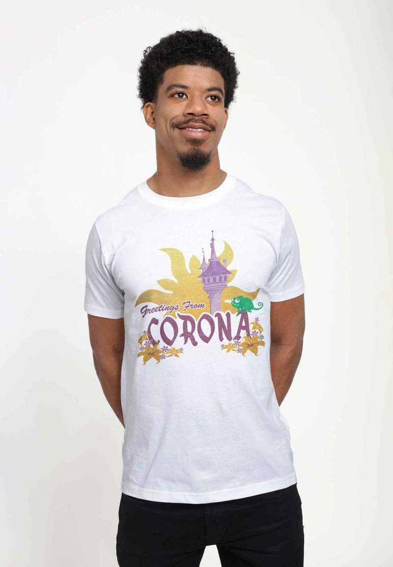 Henry Tiger DISNEY TANGLED - CORONA DESTINATION - T-Shirt Print - White | Unisex 4 Henry Tiger DISNEY TANGLED - CORONA DESTINATION - T-Shirt Print - White | Unisex – Bild 4