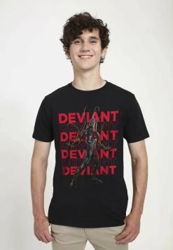 Henry Tiger UNISEX DEVIANT - T-Shirt Print - Black