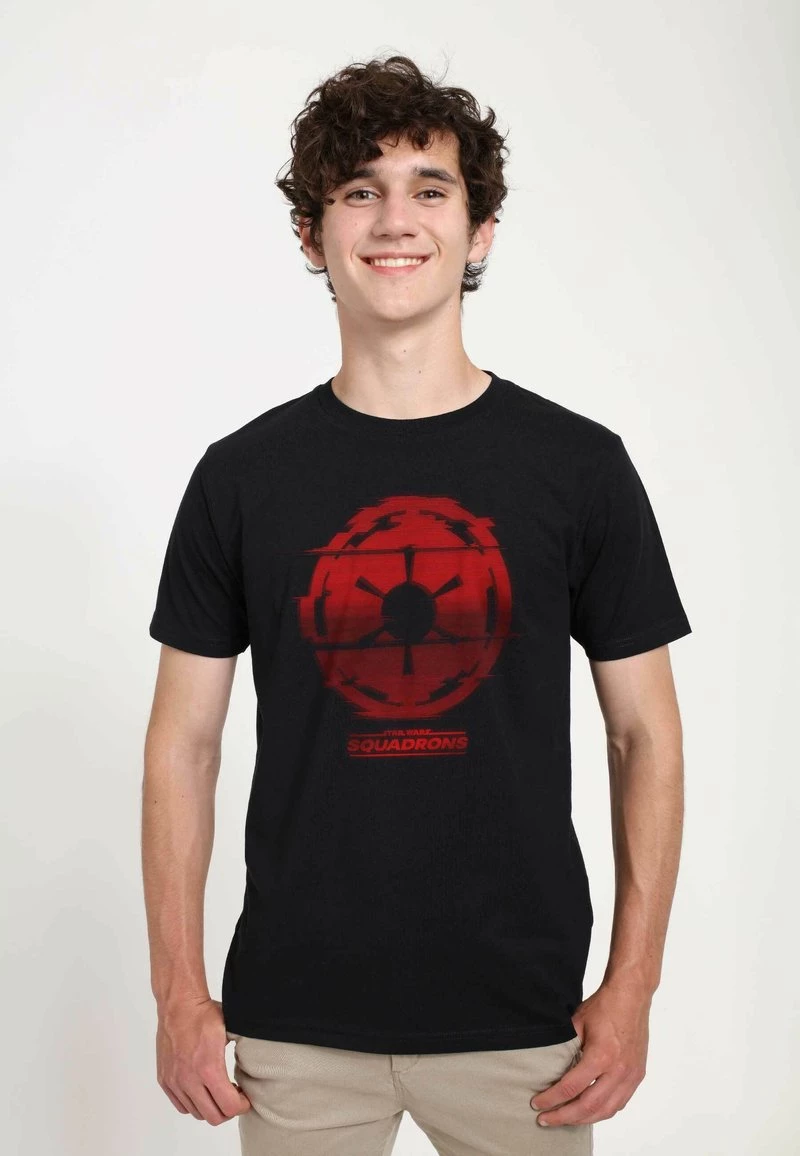 Henry Tiger Unisex STAR WARS: SQUADRONS - EMPIRE GLITCH - T-Shirt Print - Black 1 Henry Tiger Unisex STAR WARS: SQUADRONS - EMPIRE GLITCH - T-Shirt Print - Black