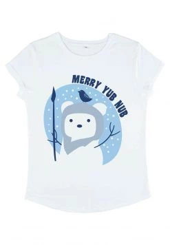 Henry Tiger Damen STAR WARS WOMEN'S MERRY YUB NUB - T-Shirt Print - White -Günstiges Henry Tiger Geschäft 1b22b1d448bf4f13bcdf444e734ff545