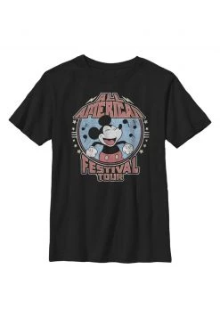 Henry Tiger DISNEY CLASSICS MICKEY AMERICAN - T-Shirt Print - Black | Unisex