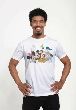 Henry Tiger Herren DISNEY CLASSICS MICKEY CLASSIC - MICKEY GROUP - T-Shirt Print - White