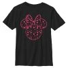 Henry Tiger Unisex DISNEY CLASSICS MINNIE HEARTS FILL - T-Shirt Print - Black