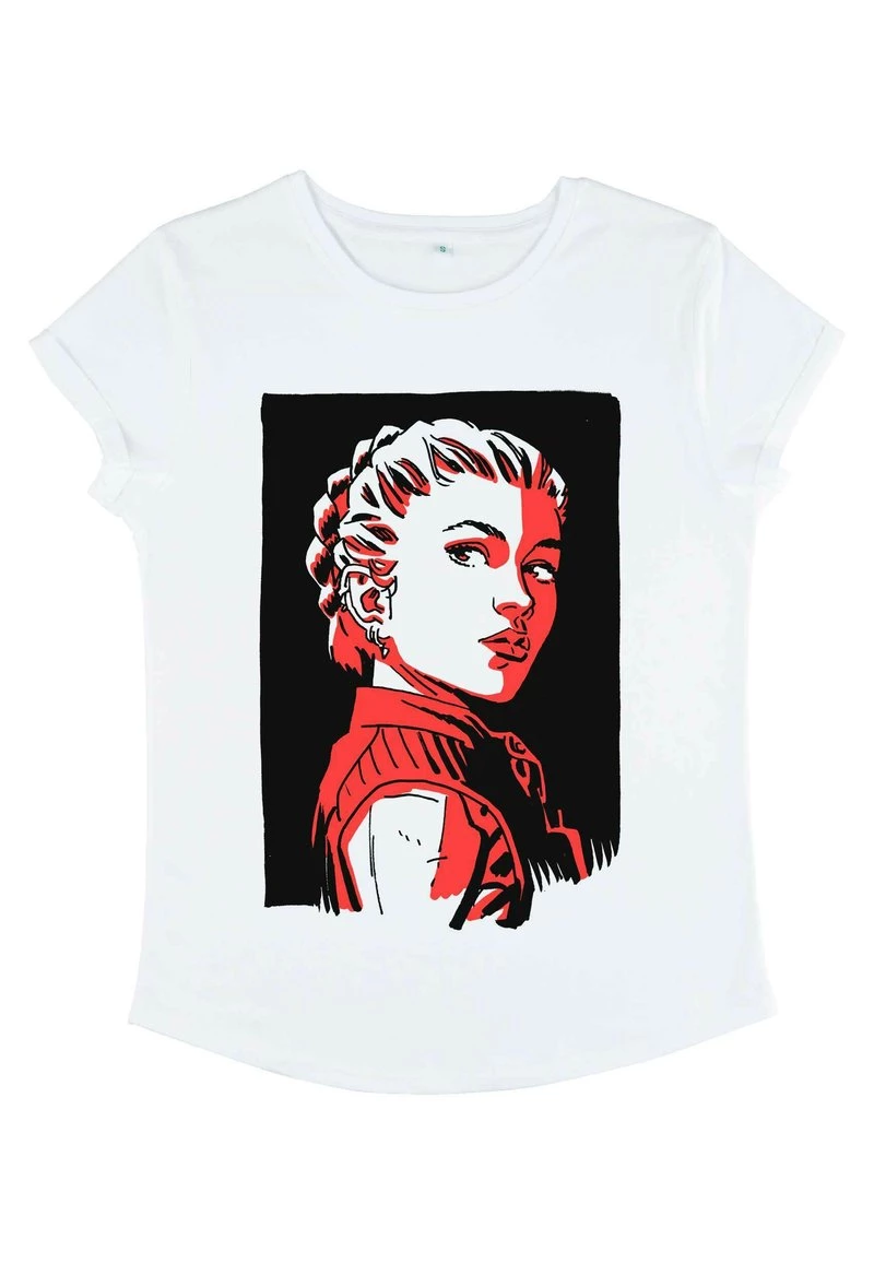 Henry Tiger Damen MARVEL BLACK WIDOW: MOVIE - YELENA PORTRAIT - T-Shirt Print - White 5 Henry Tiger Damen MARVEL BLACK WIDOW: MOVIE - YELENA PORTRAIT - T-Shirt Print - White – Bild 5