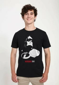 Henry Tiger Unisex PIXAR INCREDIBLES 2 - INCREDIBLE DAD - T-Shirt Print - Black