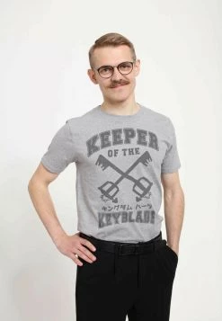 Henry Tiger Unisex DISNEY KEYBLADE KEEPER - T-Shirt Print - Melange Grey -Günstiges Henry Tiger Geschäft 1e0c7a439e194a0cba3b76defbd36675